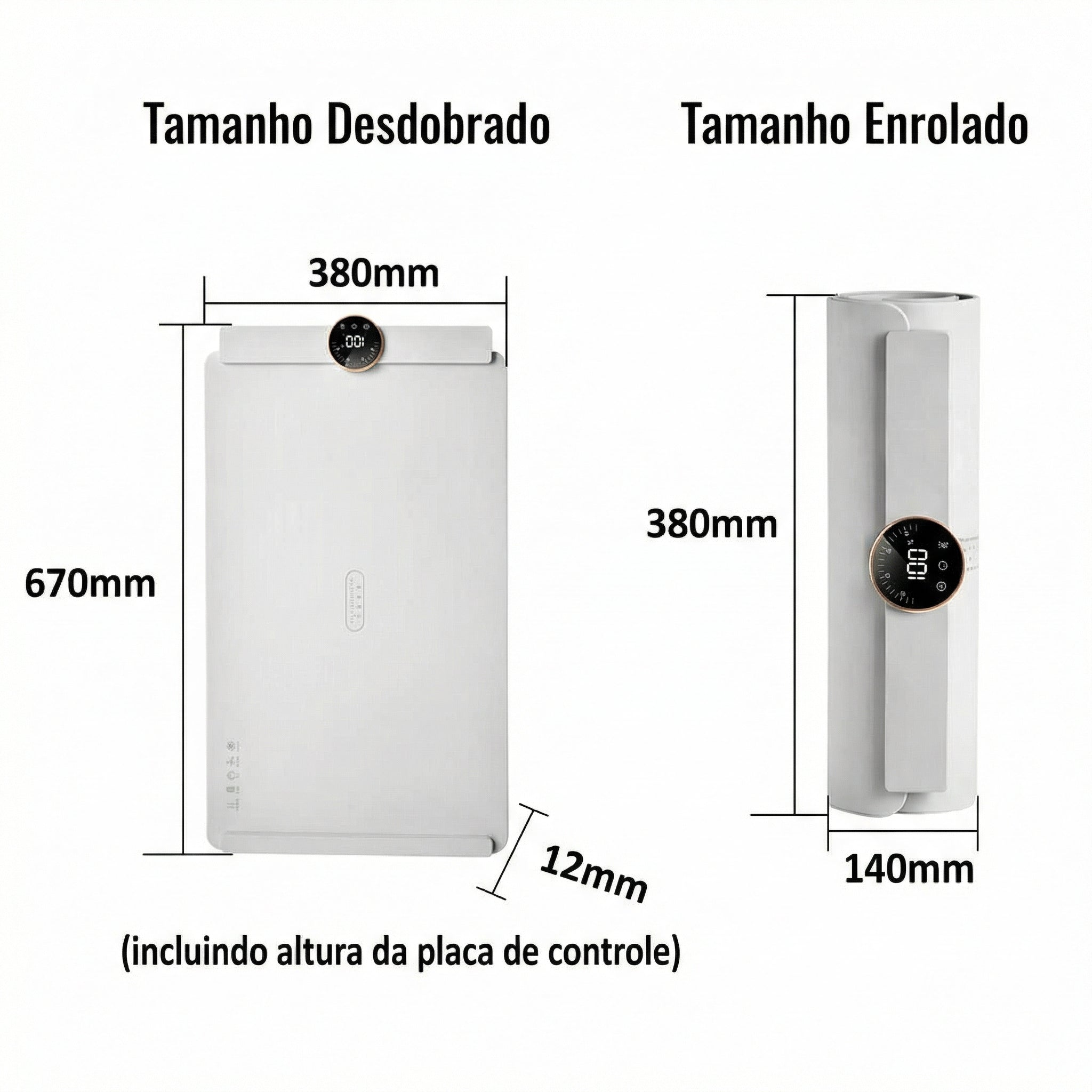 Tapete de Aquecimento Elétrico em Silicone